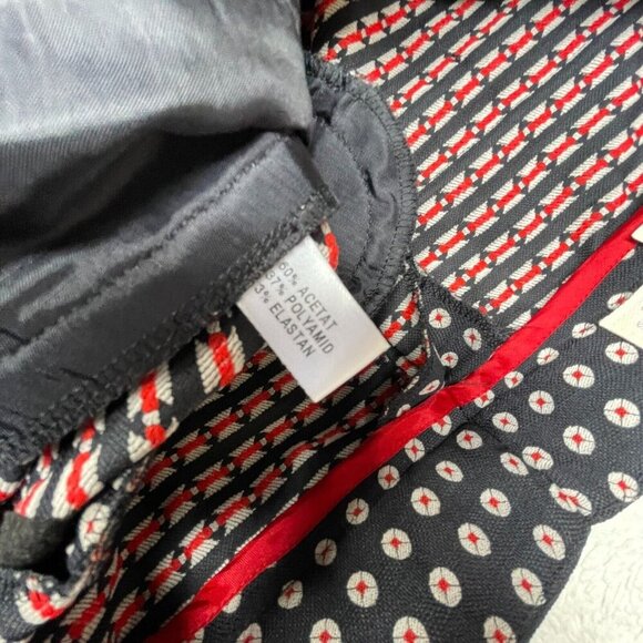 Maison Common Munich Women's Size 34 Casual Ankle Trousers Pants Floral Pattern - Picture 4 of 10